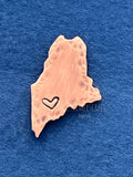 Lewiston Strong Pin in Copper