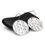 Auryn aluminum graphic earrings