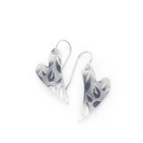 Superlight heart earrings - petals