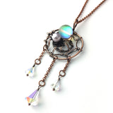 Shimmerweb Spider Necklace