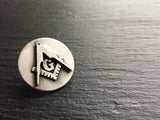 Masonic Blue Lodge lapel pin in sterling silver