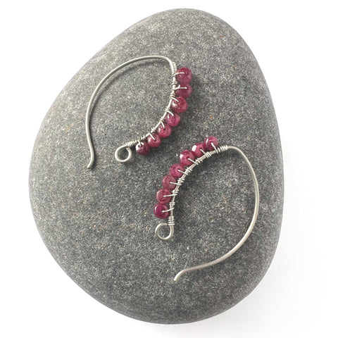 Ruby Arch earrings