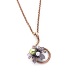 Delilah Blooming Spider Necklace