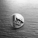 Masonic Blue Lodge lapel pin in sterling silver