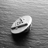 Masonic Blue Lodge lapel pin in sterling silver