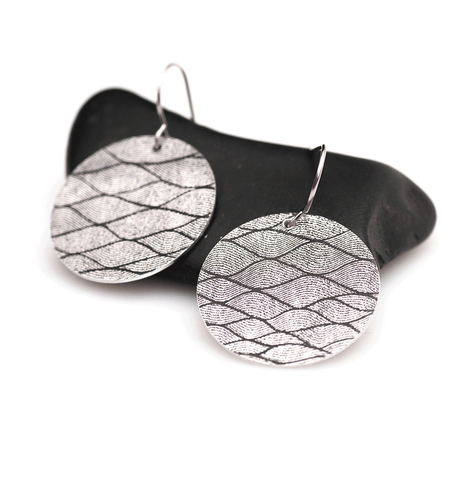 mermaid aluminum earrings surgical steel ear wires handmade jewelry womens