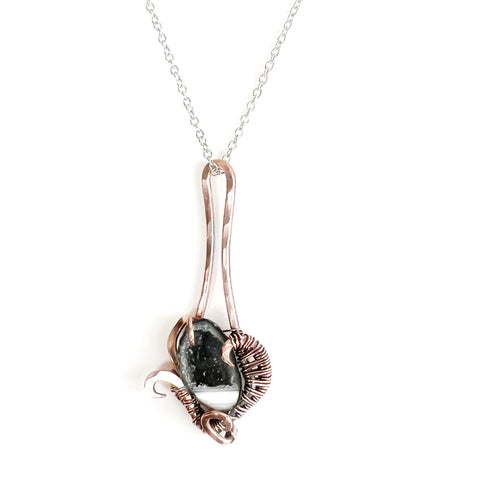 Geode necklace