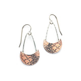 Moonfall Mermaid mini mixed metal earrings