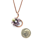Delilah Blooming Spider Necklace