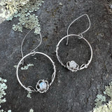 Hana Blossom sterling silver earrings