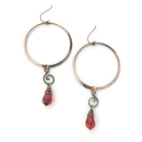 Carmine earrings