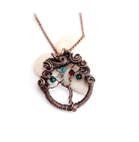 Swirling Canopy Family Tree of Life in Copper