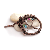 Swirling Canopy Family Tree of Life in Copper